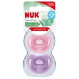 NUK 736434 Sensitive girl 6-18m, 2ks