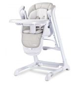 Caretero Detská jedálenská stolička 2v1 Indigo light grey
