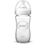 Avent SCF053/17 Sklenená detská fľaša Natural 240ml, 0m+