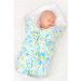 New Baby Klasická šnurovacia zavinovačka hviezdičky hnedé