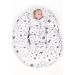 New Baby Klasická šnurovacia zavinovačka hviezdičky hnedé