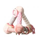 BabyOno 898/01 hračka plyšová edukačná pink pyramida