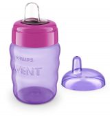 Avent SCF553/03 Pohár s náustkom fialový 260 ml, 9m+