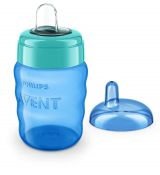 Avent SCF553/05 Pohár s náustkom modrý 260 ml, 9m+