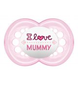 MAM silikónový cumlík Love&Affection Mummy girl 1ks, 6m+