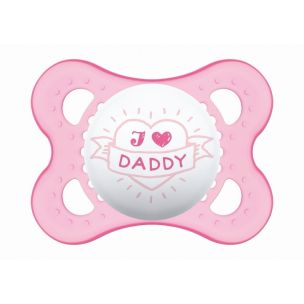 MAM silikónový cumlík Original Daddy Girl 1ks, 2-6m