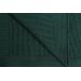 Sensillo Bavlnená pletená deka tmavo-zelená 100x80 cm