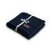 Sensillo Bavlnená pletená deka tmavo-modrý 100x80 cm