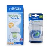 Dr.Browns WB51600 Fľaša Options+ 150ml + cumlík 0-6m modrá