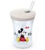 NUK 255457 pohár so slamkou Mickey 230ml, 12m+