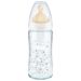 Nuk Kojenecká fľaša sklenená First Choice latex 240 ml, 0-6m