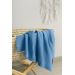 Sensillo detská bambusovo-bavlnená deka modrá 100x80cm