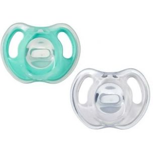 Tommee Tippee Cumlík silikon Ultra-light 2ks, 0-6m