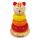 Baby Mix Drevená hračka veža - mačka, 18m+