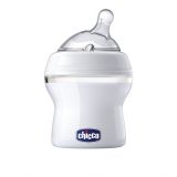 Chicco Natural Feeling detská dojčenská fľaša biela 150ml, 0m+