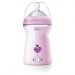 Chicco Kojenecká fľaša Natural feeling ružová 330 ml, 6 m+