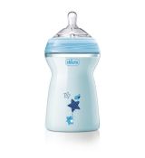 Chicco Kojenecká fľaša Natural feeling modrá 330 ml, 6 m+