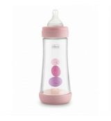 Chicco dojčenská fľaša Perfect5 dievčenská 300ml, 4m+