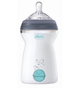 Chicco plastová antikoliková fľaša Black&White 330ml, 6+