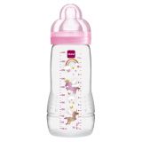 MAM Kojenecká fľaša Easy Active ružová 330ml,  +4m