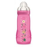 MAM detská fľaša Easy Active™ Pattern ružová 330ml, 4m+