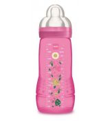 MAM detská fľaša Easy Active™ Pattern ružová 330ml, 4m+