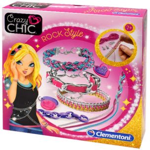 Clementoni: Crazy Chic Rock Style sada na výrobu náramkov