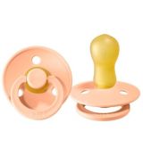 BIBS Cumlík z prírodného kaučuku Peach Sunset (S) 1ks, 0m+