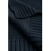 Sensillo detská bambusovo-bavlnená deka tmavo modrá 100x80cm