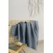Sensillo detská bambusovo-bavlnená deka svetlo modrá 100x80cm