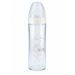 Nuk Kojenecká fľaša sklenená Classic New silikón 240 ml, 0-6m
