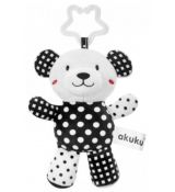 Akuku Závesná hračka čierno-biely medveď