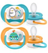 Avent silikónový cumlík Ultra Air Boy 2ks, 6-18m