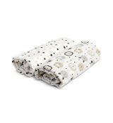Sensillo bambusové plienky hviezdy+medvede 120x120cm, 2ks