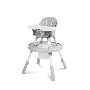Caretero Jedálenská stolička Velmo 3x1 grey