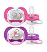 Avent SCF080/08 Cumlík Ultra Air girl 6-18m, 2ks