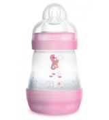 MAM Kojenecká fľaša plastová Anti-Colic ružová 160ml, 0m+