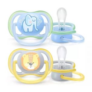 Avent SCF085/01 Cumlík Ultra Air slon-lev 0-6m, 2ks