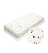 BabyOno Bambusové prestieradlo - Hviezdny prach ecru 60x120