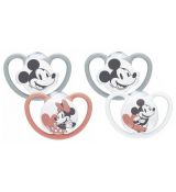 NUK silikónový cumlík Space Mickey&Minnie  2ks, 18-36m