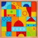 Goki 58749 Mozaikové puzzle, viacfarebné 39ks