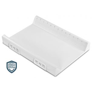 Sensillo Prebaľovacia podložka tvrdá safety systém platinová 70x50cm