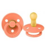 BIBS Cumlík z prírodného kaučuku Papaya (M) 1ks, 6m+