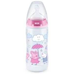 NUK First Choice Dojčenská fľaša Temperature Control 300 ml., 6-18m