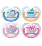 Avent Silikónový Cumlík ultra air 0-6m, 2ks