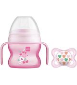 MAM hrnček Starter Cup ružová 150ml, 4m+ + cumlík