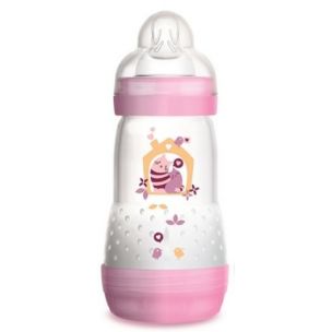 MAM Kojenecká fľaša Anti-Colic ružová 260ml, 2m+