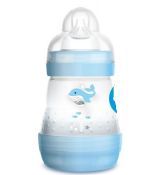 MAM Kojenecká fľaša plastová Anti-Colic modrá 160m