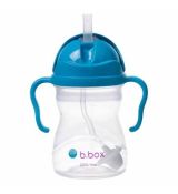 b.box hrnček so slamkou 240 ml. kobaltová