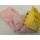 REWON Dievčenské vzorované pančuchy 92-98 ružové